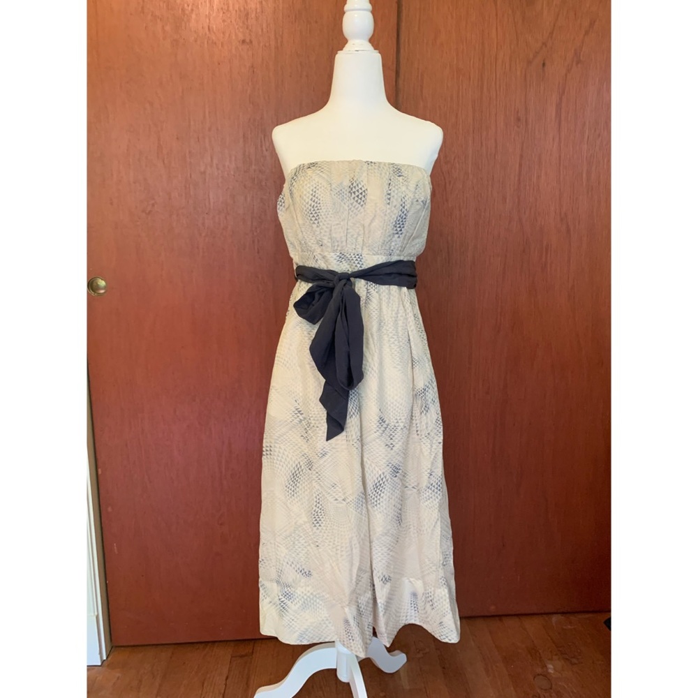 Anthropologie Fanning Triangles Dress NWT 10